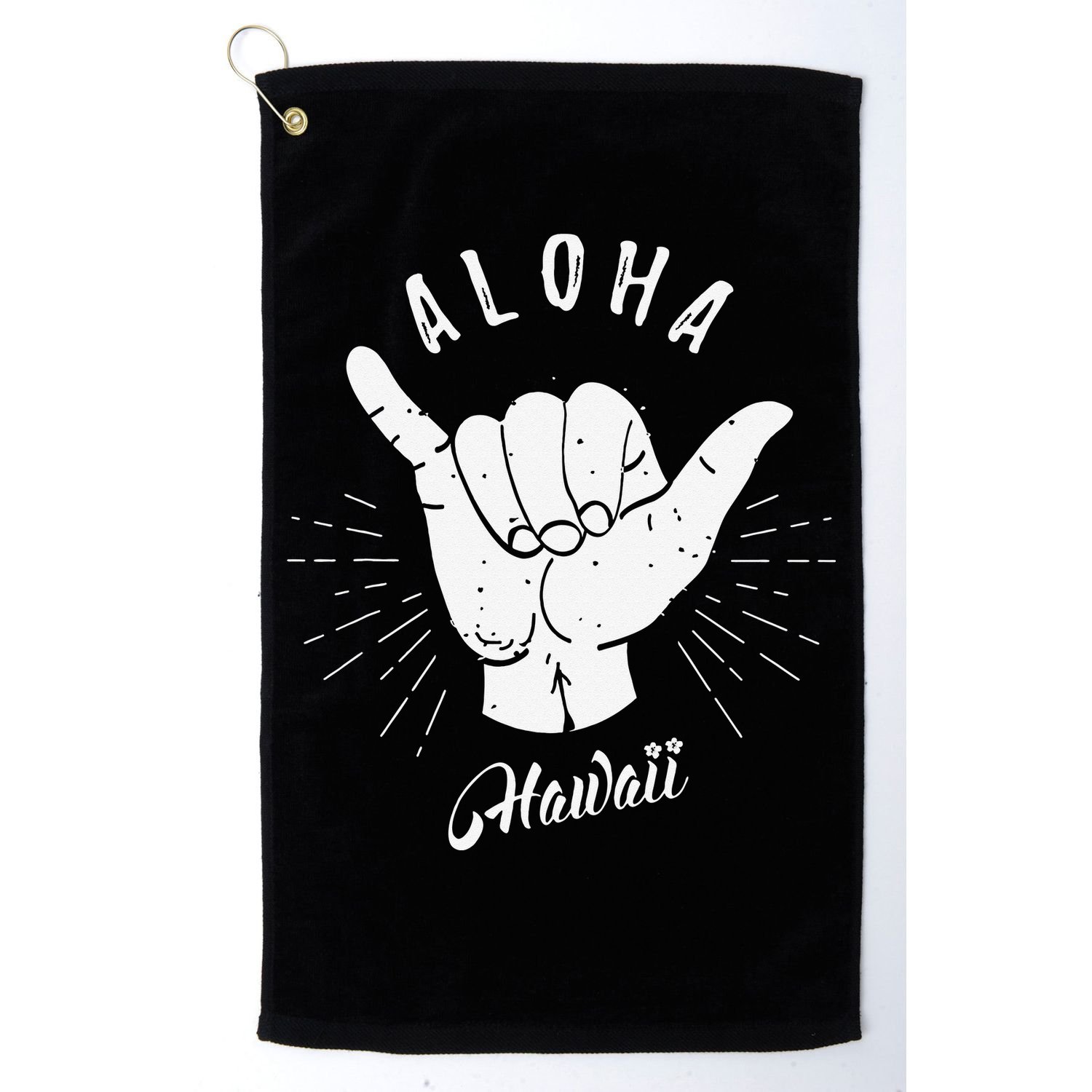 Aloha Hawaii Hawaiian Beach Summer Vacation Gifts Souvenir Golf Towel