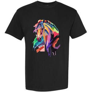 Awesome Horse Horseback Riding Equestrian Lovers Garment-Dyed Heavyweight T-Shirt