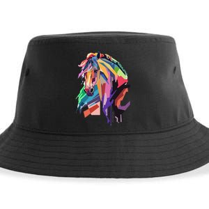 Awesome Horse Horseback Riding Equestrian Lovers Sustainable Bucket Hat