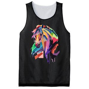 Awesome Horse Horseback Riding Equestrian Lovers Mesh Reversible Basketball Jersey Tank