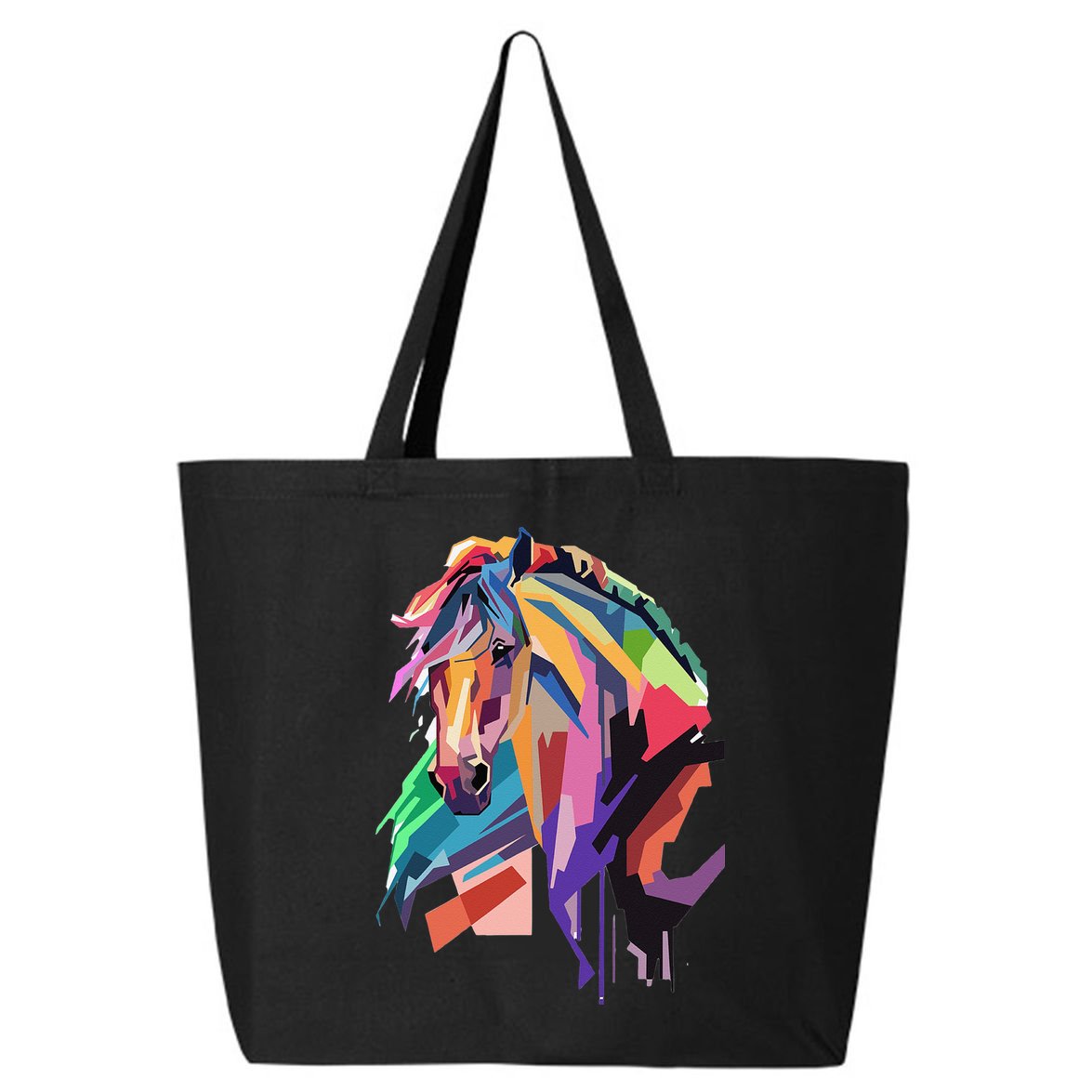Awesome Horse Horseback Riding Equestrian Lovers 25L Jumbo Tote