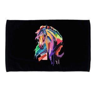 Awesome Horse Horseback Riding Equestrian Lovers Microfiber Hand Towel