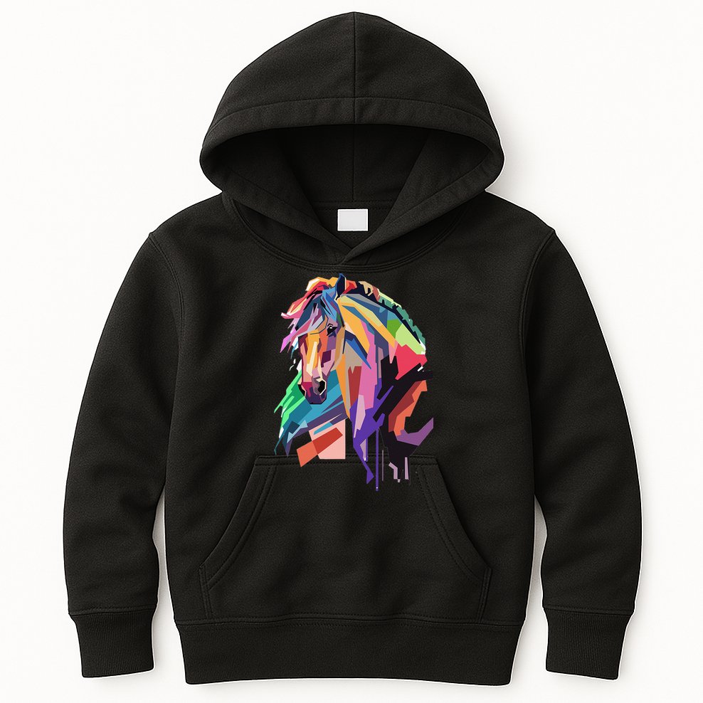 Awesome Horse Horseback Riding Equestrian Lovers Kids Hoodie