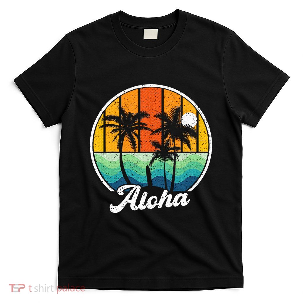Aloha Hawaii Hawaiian Island Surf T-Shirt