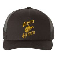 Almost Heaven Home West Virginia Map 304 Wv Yupoong Adult 5-Panel Trucker Hat