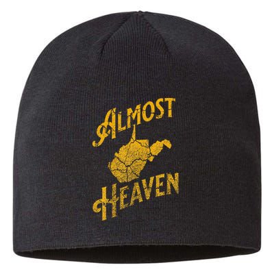 Almost Heaven Home West Virginia Map 304 Wv Sustainable Beanie