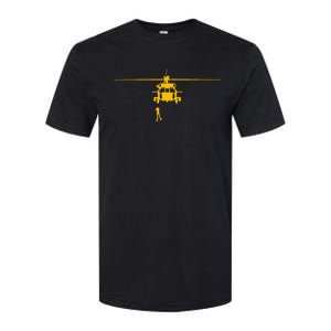 Awesome H60 Helicopter Search And Rescue Softstyle CVC T-Shirt