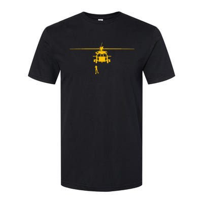 Awesome H60 Helicopter Search And Rescue Softstyle CVC T-Shirt