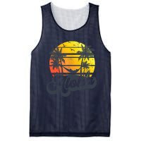 Aloha Hawaii Hawaiian Island Palm Trees Beach Vacation Mesh Reversible Basketball Jersey Tank