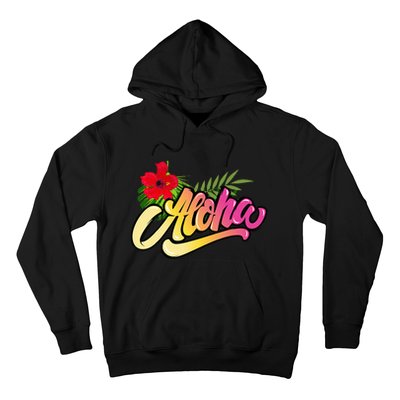 Aloha Hawaii Hawaiian Island Funny Beach Vacation Hoodie