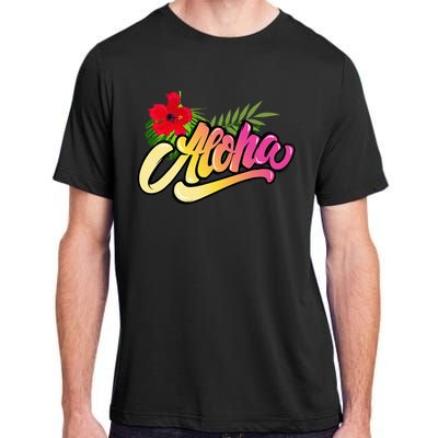 Aloha Hawaii Hawaiian Island Funny Beach Vacation Adult ChromaSoft Performance T-Shirt