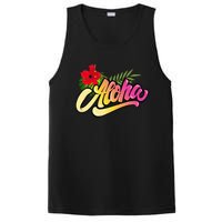 Aloha Hawaii Hawaiian Island Funny Beach Vacation PosiCharge Competitor Tank