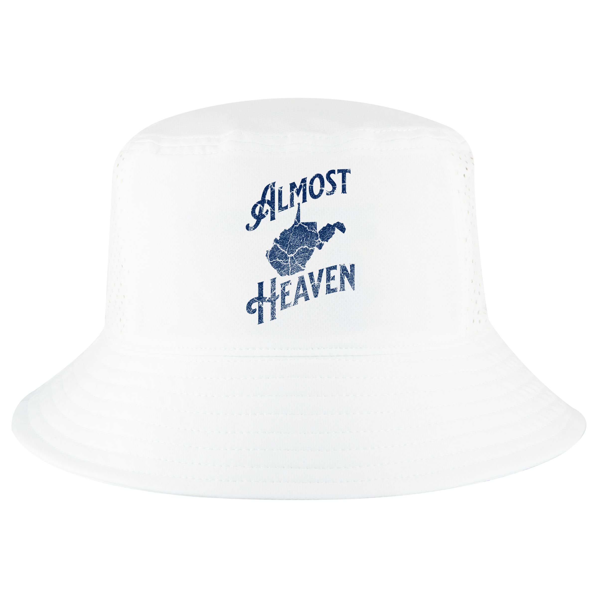 Almost Heaven Home West Virginia Map 304 Wv Cool Comfort Performance Bucket Hat
