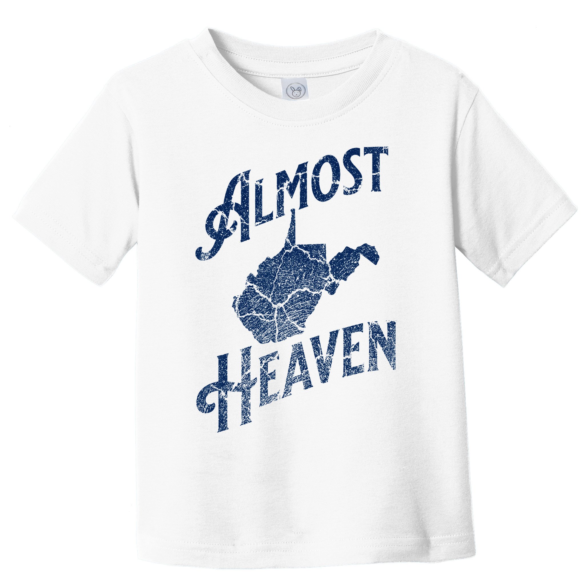 Almost Heaven Home West Virginia Map 304 Wv Toddler T-Shirt