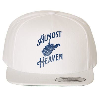 Almost Heaven Home West Virginia Map 304 Wv Wool Snapback Cap