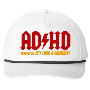 Ad Hd Highway To Hey Look A Squirrel! Snapback Five-Panel Rope Hat