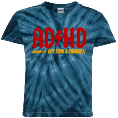 Ad Hd Highway To Hey Look A Squirrel! Kids Tie-Dye T-Shirt