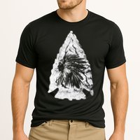 Arrowhead Hunter Indian Chief Relic Hunting Native American Cooling Performance Crew T-Shirt