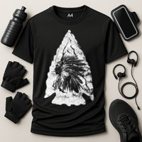 Arrowhead Hunter Indian Chief Relic Hunting Native American Cooling Performance Crew T-Shirt