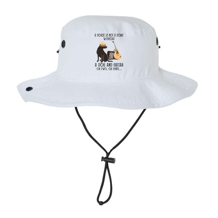 A House Is Not A Home Without A Dog And Guitar Or Two Legacy Cool Fit Booney Bucket Hat