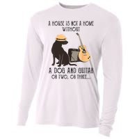 A House Is Not A Home Without A Dog And Guitar Or Two Cooling Performance Long Sleeve Crew