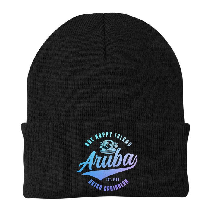 Aruba Happy Island Craibbean Souvenir Pride Vintage Beanie