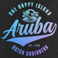 Aruba Happy Island Craibbean Souvenir Pride Vintage Beanie