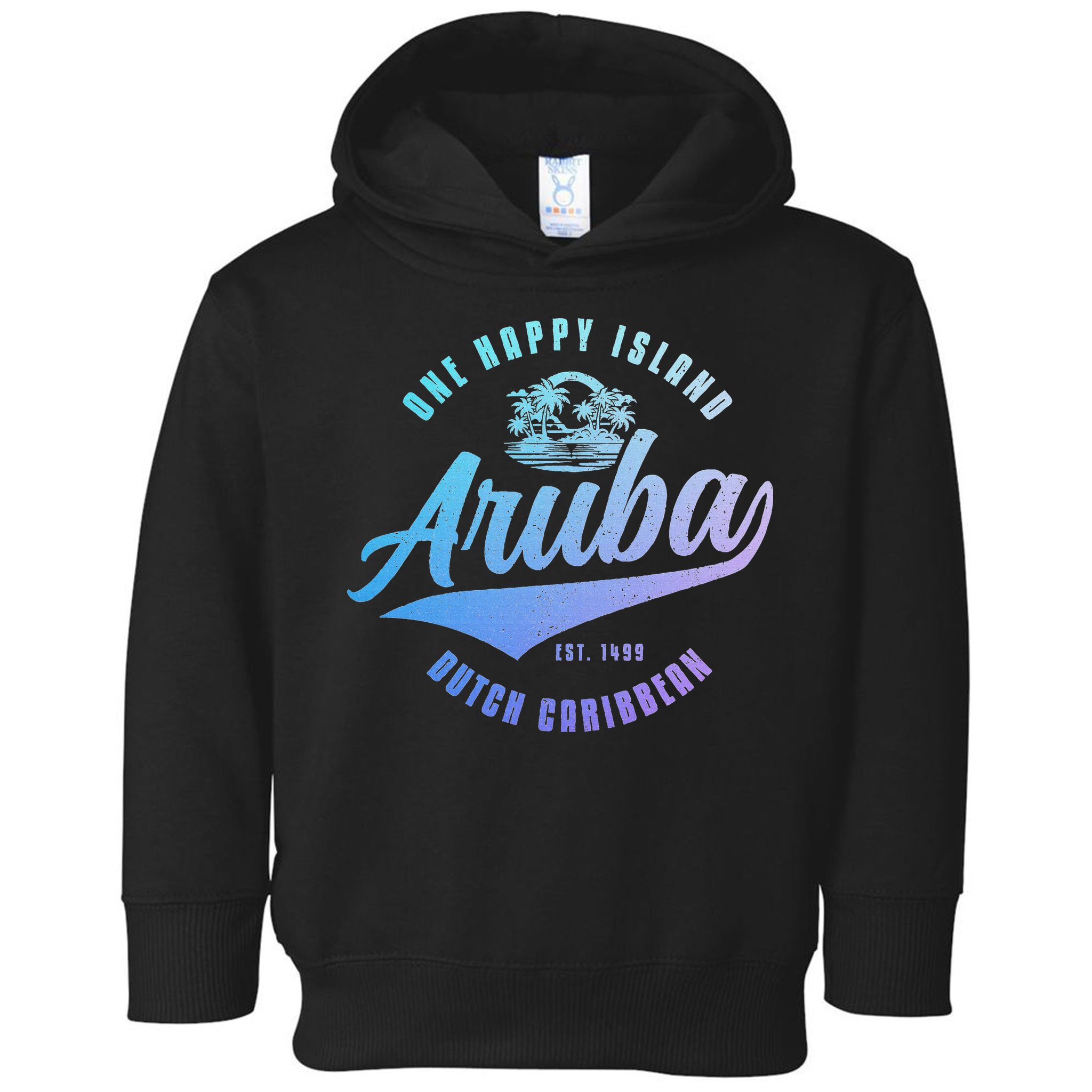 Aruba Happy Island Craibbean Souvenir Pride Vintage Toddler Hoodie