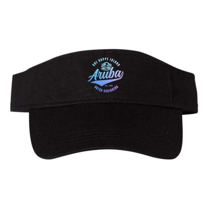 Aruba Happy Island Craibbean Souvenir Pride Vintage Visor
