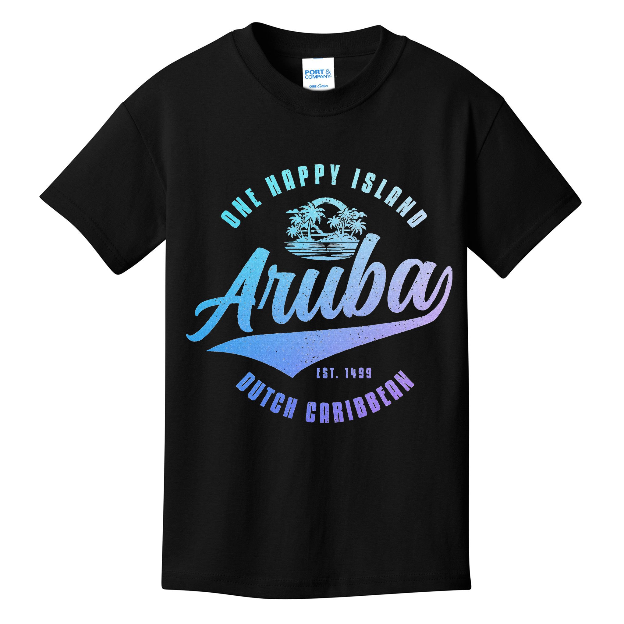 Aruba Happy Island Craibbean Souvenir Pride Vintage Kids T-Shirt