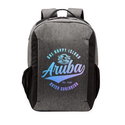 Aruba Happy Island Craibbean Souvenir Pride Vintage Vector Backpack