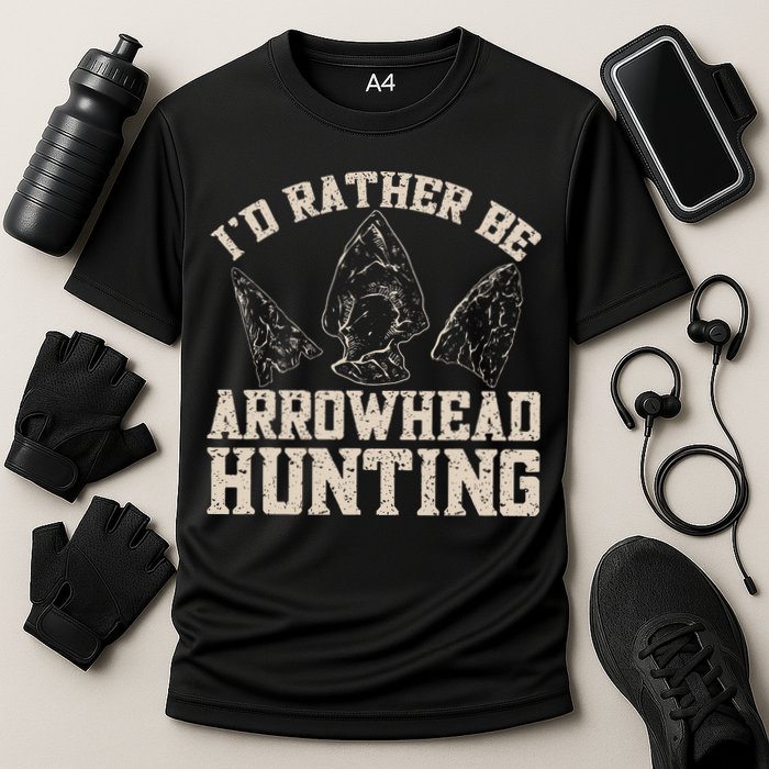 Arrowhead Hunter ID Rather Be Arrowhead Hunting Cooling Performance Crew T-Shirt