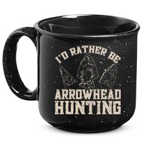 Arrowhead Hunter ID Rather Be Arrowhead Hunting 15oz Campfire Ceramic Mug