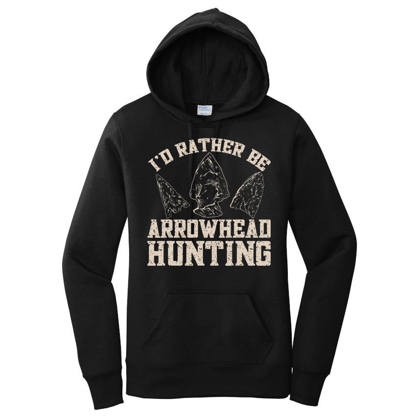 Arrowhead Hunter ID Rather Be Arrowhead Hunting Women's Pullover Hoodie