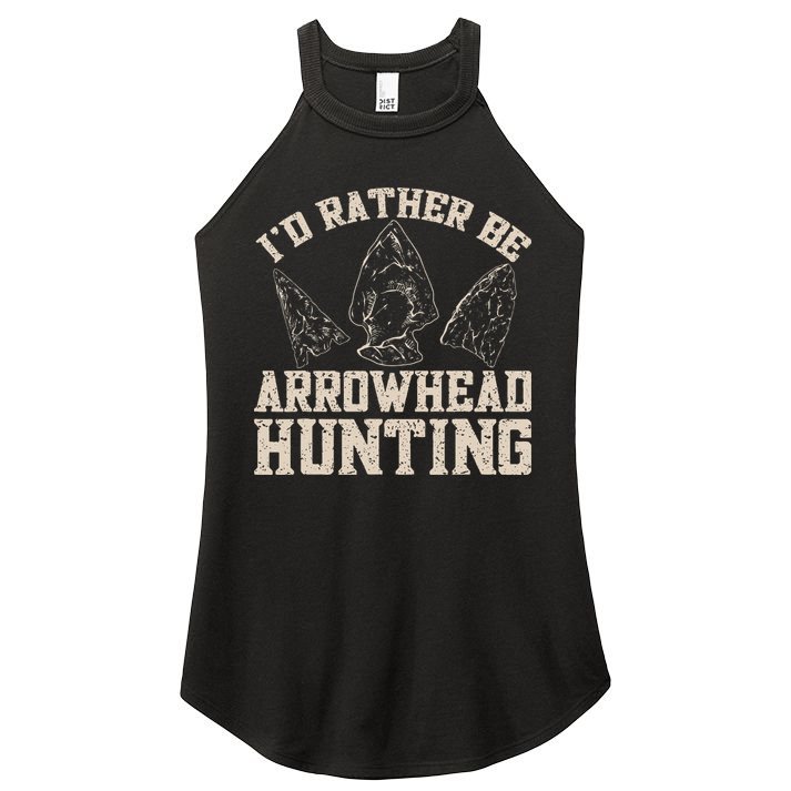 Arrowhead Hunter ID Rather Be Arrowhead Hunting Women's Perfect Tri Rocker Tank