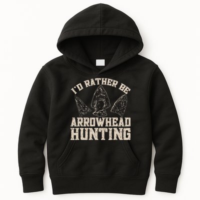 Arrowhead Hunter ID Rather Be Arrowhead Hunting Kids Hoodie