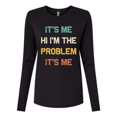 Anti Hero Its Me Hi Im The Problem Its Me Retro Vintage Womens Cotton Relaxed Long Sleeve T-Shirt