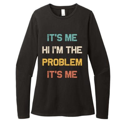 Anti Hero Its Me Hi Im The Problem Its Me Retro Vintage Womens CVC Long Sleeve Shirt