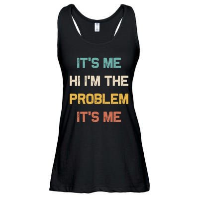 Anti Hero Its Me Hi Im The Problem Its Me Retro Vintage Ladies Essential Flowy Tank