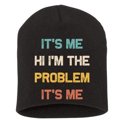 Anti Hero Its Me Hi Im The Problem Its Me Retro Vintage Short Acrylic Beanie