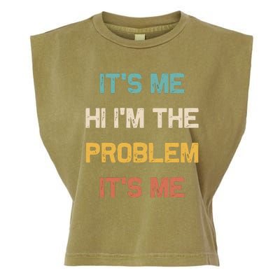 Anti Hero Its Me Hi Im The Problem Its Me Retro Vintage Garment-Dyed Women's Muscle Tee