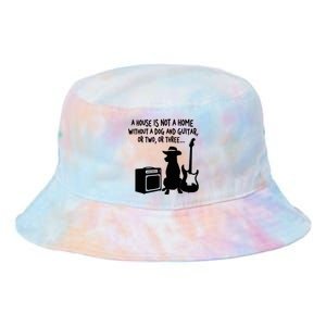 A House Is Not A Home Without A Dog And Guitar Or Two Greate Tie Dye Newport Bucket Hat