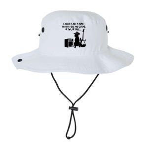 A House Is Not A Home Without A Dog And Guitar Or Two Greate Legacy Cool Fit Booney Bucket Hat