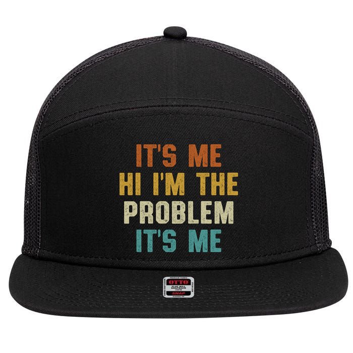 Anti Hero Its Me Hi Im The Problem Its Me 7 Panel Mesh Trucker Snapback Hat