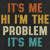 Anti Hero Its Me Hi Im The Problem Its Me 7 Panel Mesh Trucker Snapback Hat