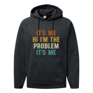 Anti Hero Its Me Hi Im The Problem Its Me Performance Fleece Hoodie