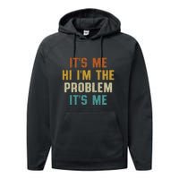 Anti Hero Its Me Hi Im The Problem Its Me Performance Fleece Hoodie