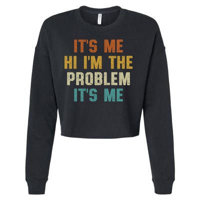 Anti Hero Its Me Hi Im The Problem Its Me Cropped Pullover Crew