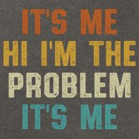 Anti Hero Its Me Hi Im The Problem Its Me Cotton Canvas Backpack