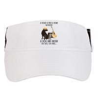 A House Is Not A Home Without A Dog And Guitar Or Two Adult Drive Performance Visor